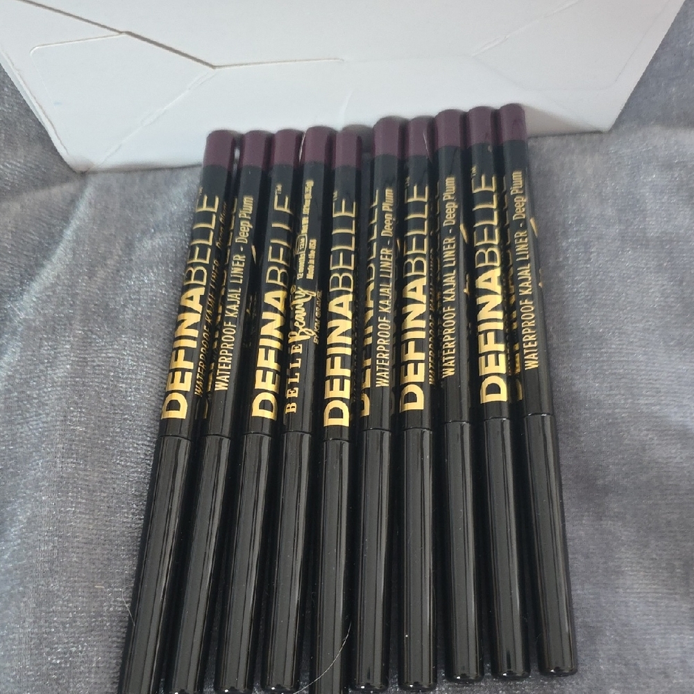 Definabelle Waterproof Kajal Liner - Deep Plum (Set of 8)